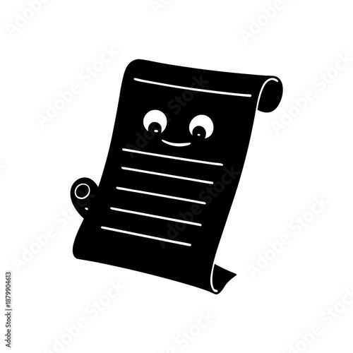 Minimalist black silhouette of a stylized bird or creature viewed from behind on a white background  Open holy book on a rehal stand, a symbol of religious study and devotion