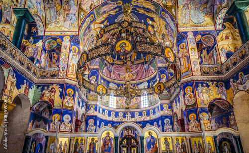 Photography Iconostases of Orthodox church of St Jovan Vladimir in Bar town, Montenegro