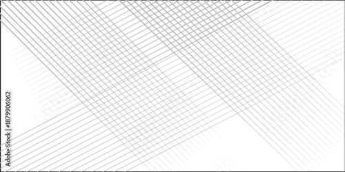 Diagonal lines gray on white background, stripes grid, mesh pattern with dashes
