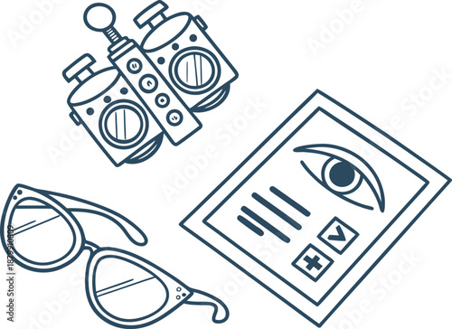 Eye Test Icon Vision Examination Concept. Eye Test Icon Optometry and Vision Care. Eye Test Icon Medical Vision Check. Eye Test Icon Eye Care Examination Symbol. Eye Test Icon Ophthalmology Concept