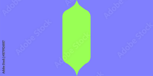 Traditional Islamic Window Frame Silhouette Illustration for Middle Eastern Themed Graphics