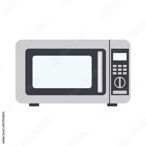Gray Microwave Oven Icon