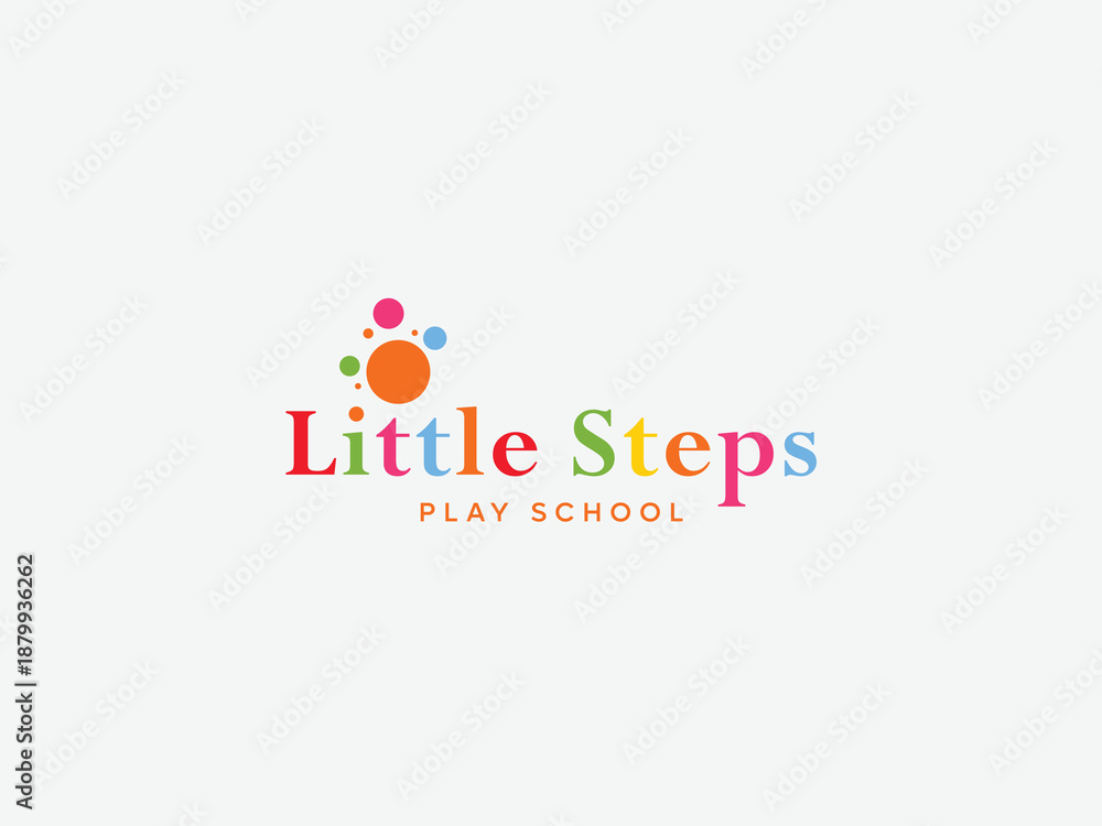 Fototapeta premium Play School Logo Design