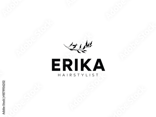  Minimal Hair Stylist Logo