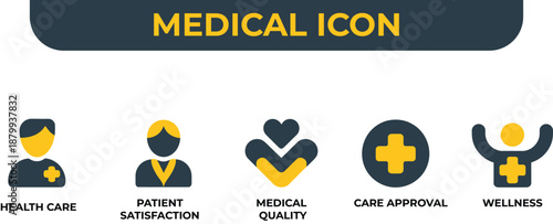 Medical Icons for Healthcare and Wellness Services