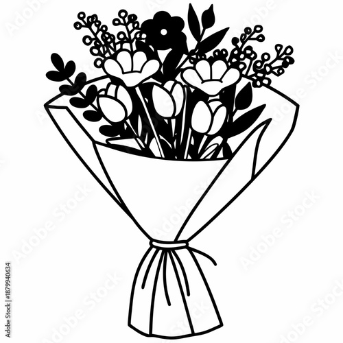 Clean February Monthly Calendar Layout Vector Illustration