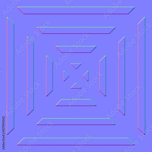 Rustic metal vent floor. Seamless normal map texture very high in resolution.