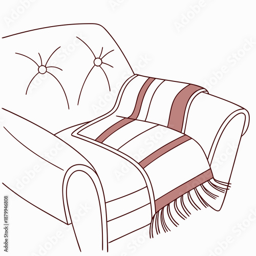 February Calendar Sheet Winter Theme Vector