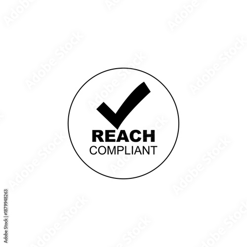 REACH compliant logo with checkmark