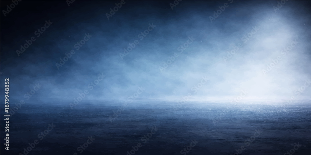 custom made wallpaper toronto digitalA dark blue grunge metal background blends with stormy clouds and misty ocean textures to create a moody night nature backdrop of smoke and deep space