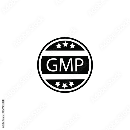Professional GMP logo with stars and stripes design