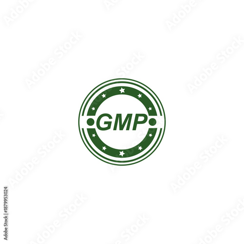 Green GMP logo with circular design and dots
