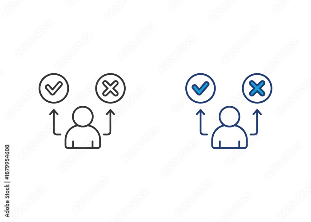 Obraz premium Accountability Icon Set Multiple Style Collection