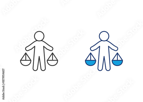 Ethics Icon Set Multiple Style Collection