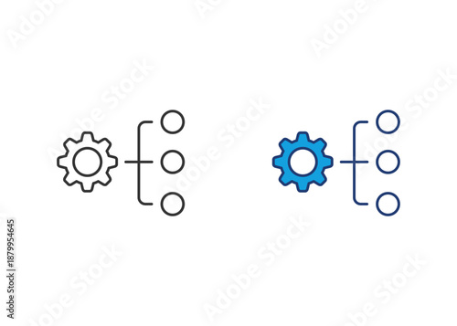 Methodology Icon Set Multiple Style Collection
