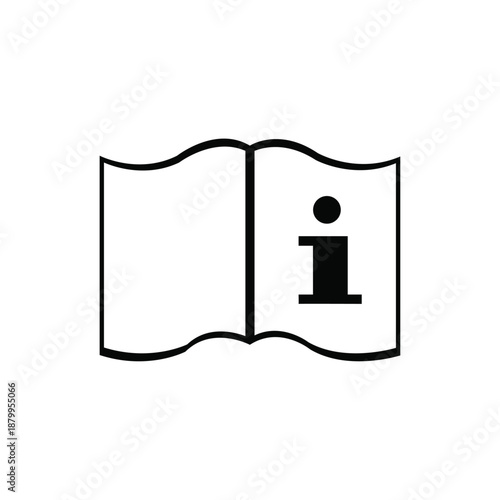 Consult instructions for use symbol vector