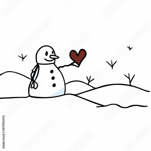 February Monthly Organizer Vector Illustration