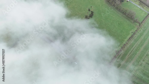 Drone Descent Through Fog