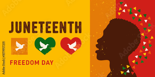 Juneteenth celebration A visual representation of freedom and african american heritage