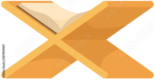 Holy Quran book on a wooden r...