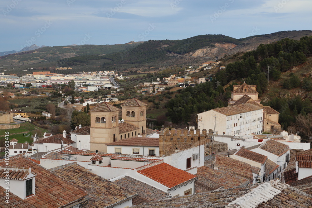 Obraz premium View from the Alcazaba (Antequera, Province of Málaga, Andalusia, Kingdom of Spain)