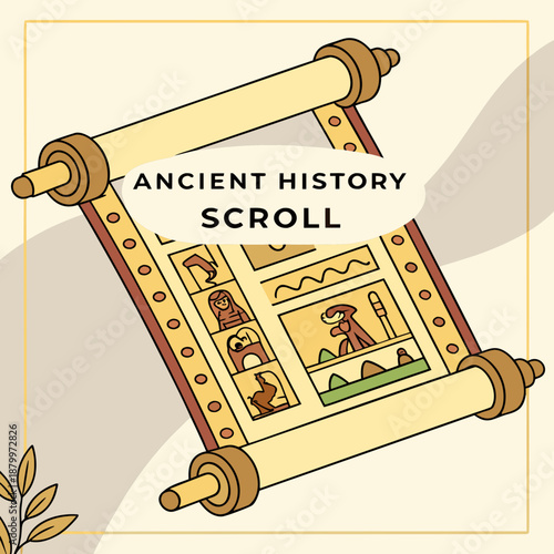 Ancient history scroll
