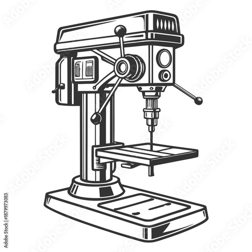 Industrial drill press