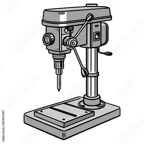 Electric drill press