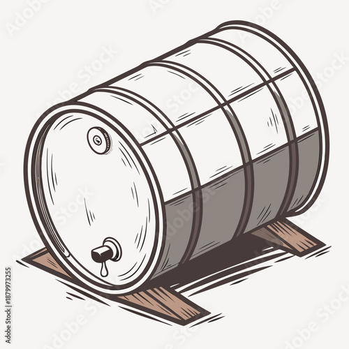 Industrial storage drum