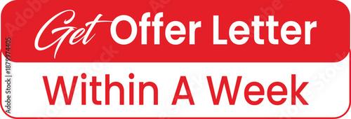 Get Offer Letter Within A Week - Fast Recruitment Banner