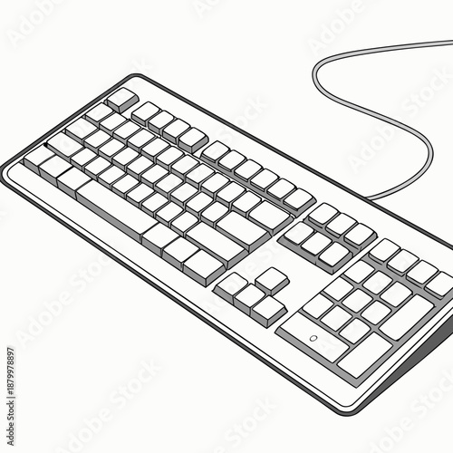 Classic computer keyboard