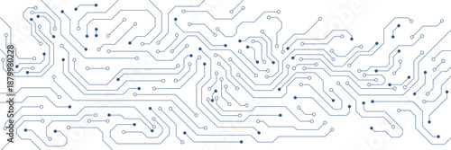 Abstract digital technology communication with circuit board texture background. Vector