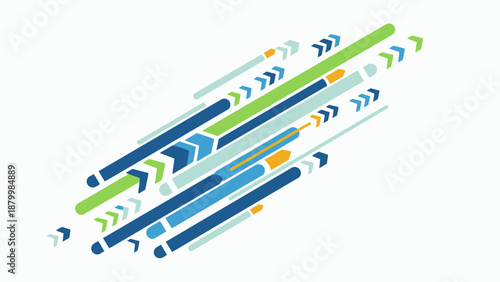 Abstract Arrows Movement Technology Background.