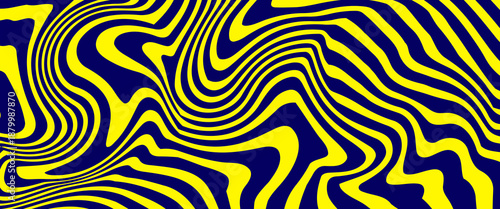 Abstract striped vector pattern with hypnotic curves and fluid motion, delivering a striking modern and artistic visual impact.