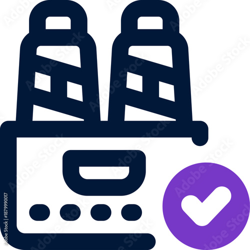 product duotone icon. Sleek and modern vector icon for websites, mobile apps, marketing materials, and corporate design. Fully scalable and ready to use.