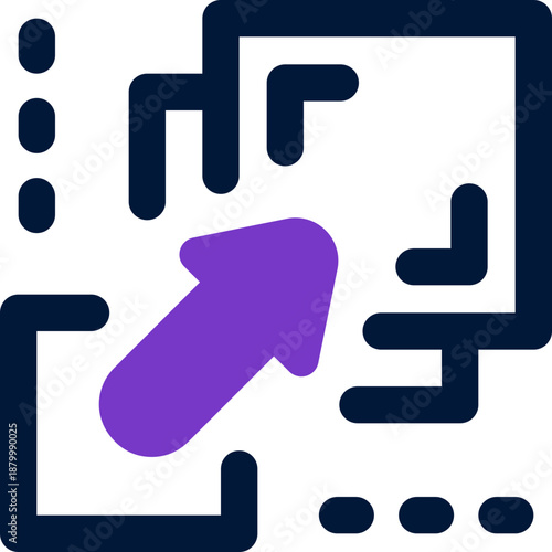 scalability duotone icon. Sleek and modern vector icon for websites, mobile apps, marketing materials, and corporate design. Fully scalable and ready to use.