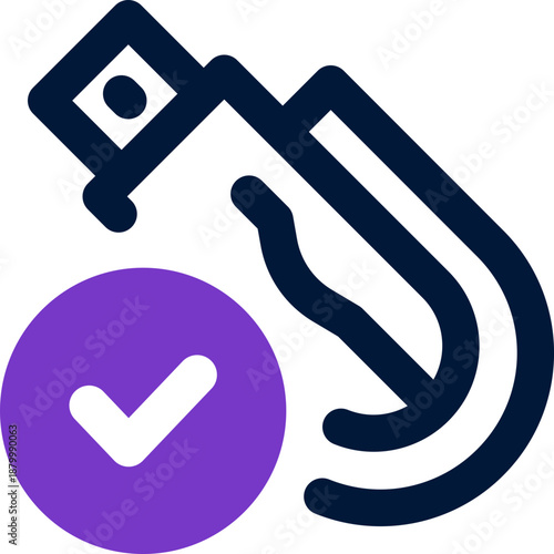 flash drive duotone icon. Sleek and modern vector icon for websites, mobile apps, marketing materials, and corporate design. Fully scalable and ready to use.