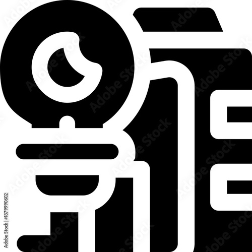 idea glyph icon. Strong and solid vector icon for websites, mobile interfaces, presentations, and visual branding. High quality and easy to edit.