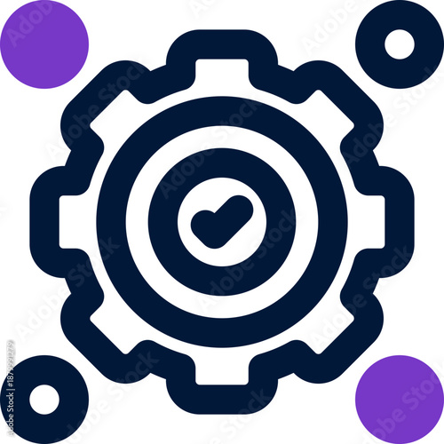 management duotone icon. Sleek and modern vector icon for websites, mobile apps, marketing materials, and corporate design. Fully scalable and ready to use.