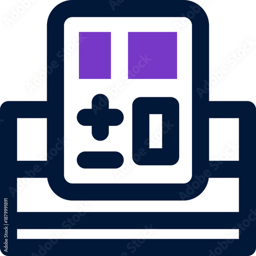 calculation duotone icon. Sleek and modern vector icon for websites, mobile apps, marketing materials, and corporate design. Fully scalable and ready to use.