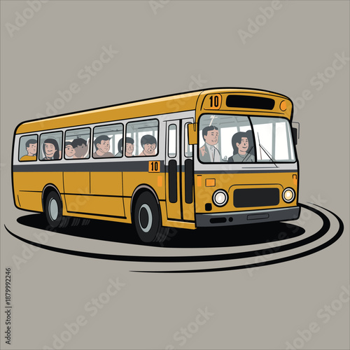 Public Bus  vector