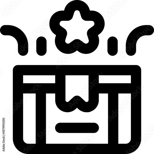 reward line icon. Clean and minimalist vector icon for websites, mobile apps, presentations, and logos. Fully scalable and customizable for any project.