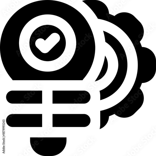 innovation glyph icon. Strong and solid vector icon for websites, mobile interfaces, presentations, and visual branding. High quality and easy to edit.