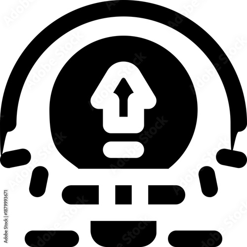 insight glyph icon. Strong and solid vector icon for websites, mobile interfaces, presentations, and visual branding. High quality and easy to edit.