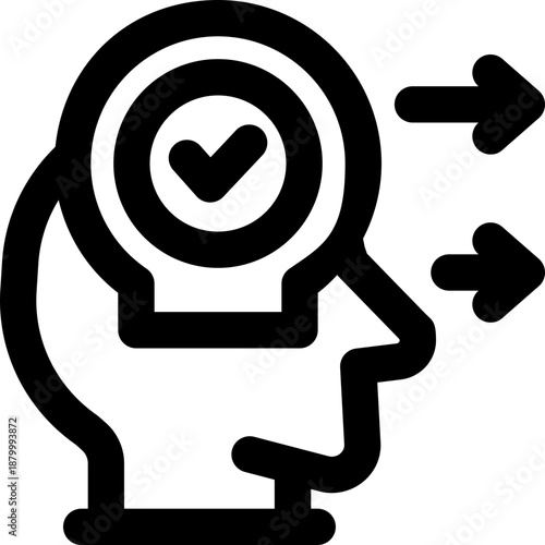 approach line icon. Clean and minimalist vector icon for websites, mobile apps, presentations, and logos. Fully scalable and customizable for any project.