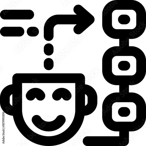 plan line icon. Clean and minimalist vector icon for websites, mobile apps, presentations, and logos. Fully scalable and customizable for any project.