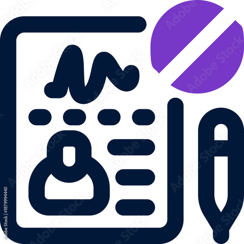 resignation duotone icon. Sleek and modern vector icon for websites, mobile apps, marketing materials, and corporate design. Fully scalable and ready to use.