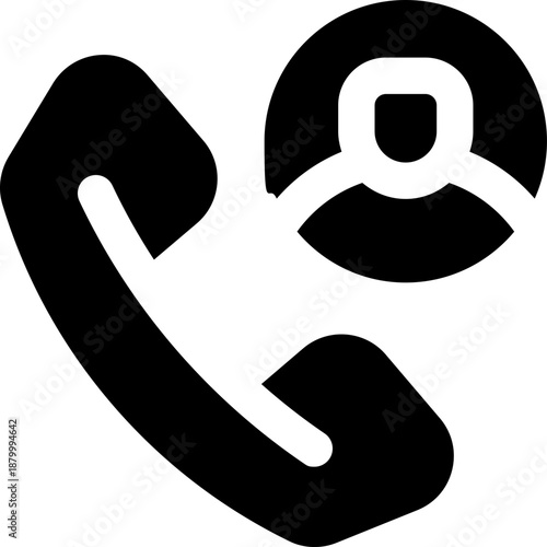 call glyph icon. Strong and solid vector icon for websites, mobile interfaces, presentations, and visual branding. High quality and easy to edit.