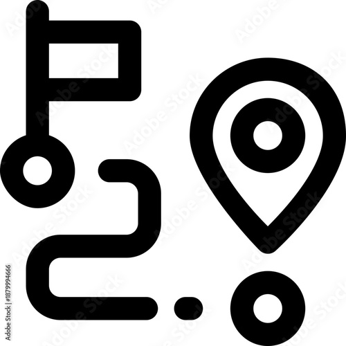 planning line icon. Clean and minimalist vector icon for websites, mobile apps, presentations, and logos. Fully scalable and customizable for any project.