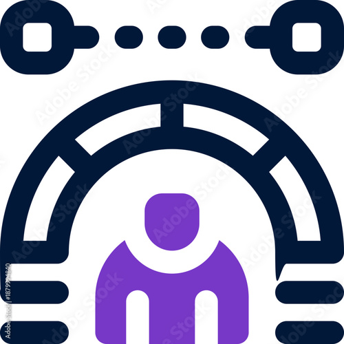 skill duotone icon. Sleek and modern vector icon for websites, mobile apps, marketing materials, and corporate design. Fully scalable and ready to use.